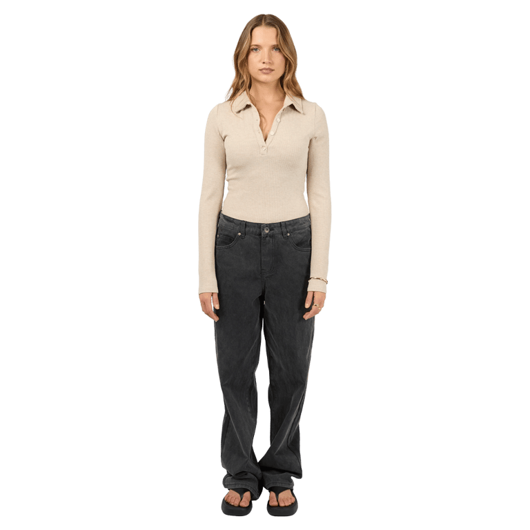 Aria Knit Long Sleeve Top - Womens