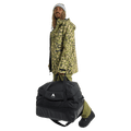 In action view of the Burton Gig 70L Duffle Bag in True Black colourway, unisex's model