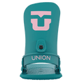 Union Legacy Snowboard Bindings - Womens High Back View Teal