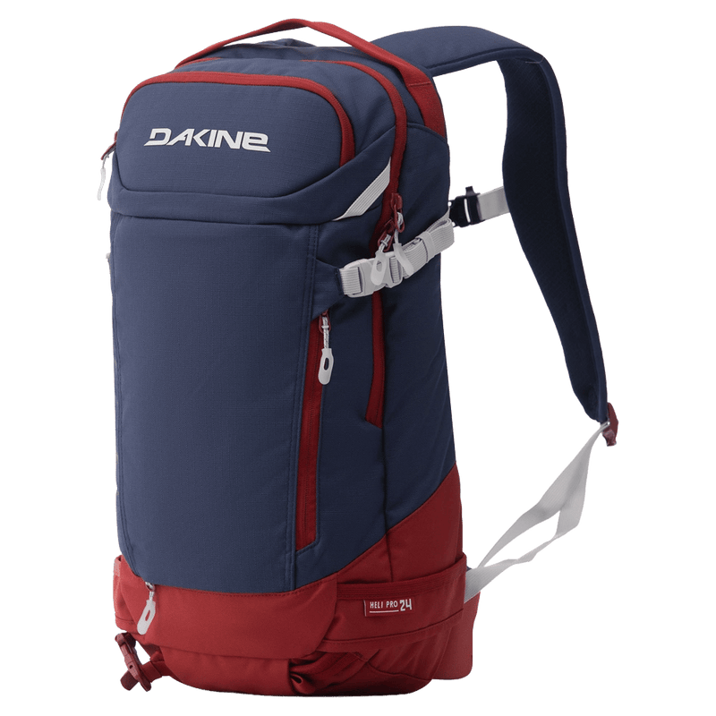 Main view of the Dakine Heli Pro 24L Backpack in NAVAL ACADEMY colourway, unisex's model