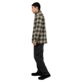 Full-body side view of the St Goliath Floyd Shaket in Multicoloured colourway, men's model