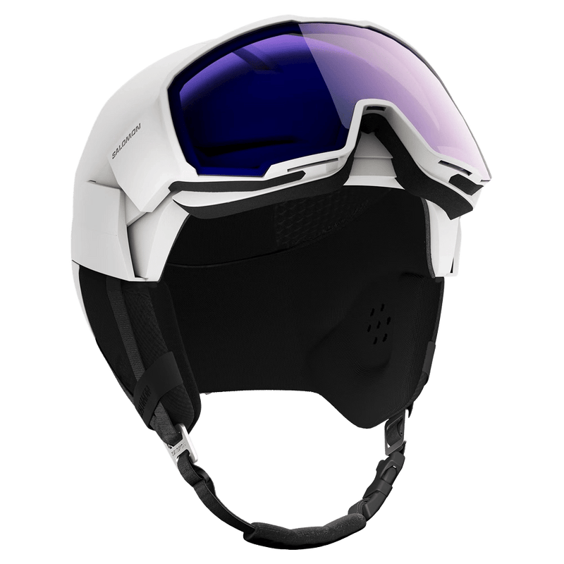 Alternative view of the Salomon Osmo Pro Sigma Photo Visor Helmet in White colourway, unisex's model