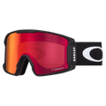Main view of the Oakley Line Miner XL Goggles in Matte Black, Prizm Torch lens, unisex model
