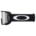 Side view of the Oakley Line Miner XM Goggles in Matte Black, Prizm Black lens, unisex model