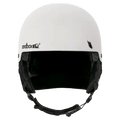 Front view of the Sanbox Icon Snow Mips Helmet in White colourway, unisex's model