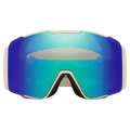 Front view of the Oakley Line Miner Pro XL Goggles in Jamie Sig, Prizm Argon and Iced lens, unisex model