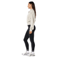 Side view of the PE NATION Tranquility Zip Sweat Washed Moonstruck Jumper, 26/27 Womens's model