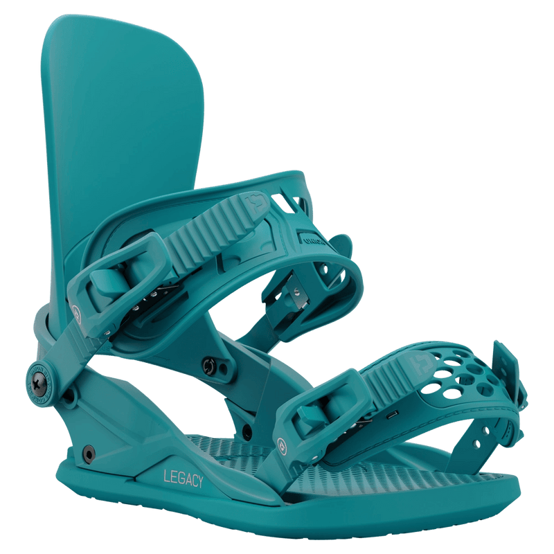 Union Legacy Snowboard Bindings - Womens Teal Strap View