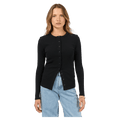 Button Up Long Sleeve Tee - Womens