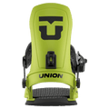 Union Cadet Pro Snowboard Bindings - Kids Cyber Lime Highback Viiew