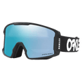 Main view of the Oakley Line Miner XL Goggles in F. Pilot Black, Prizm Sapphire lens, unisex model