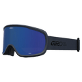Main view of the Giro Cruz AF Goggles in Stacked Indigo, Grey Cobalt lens, unisex model