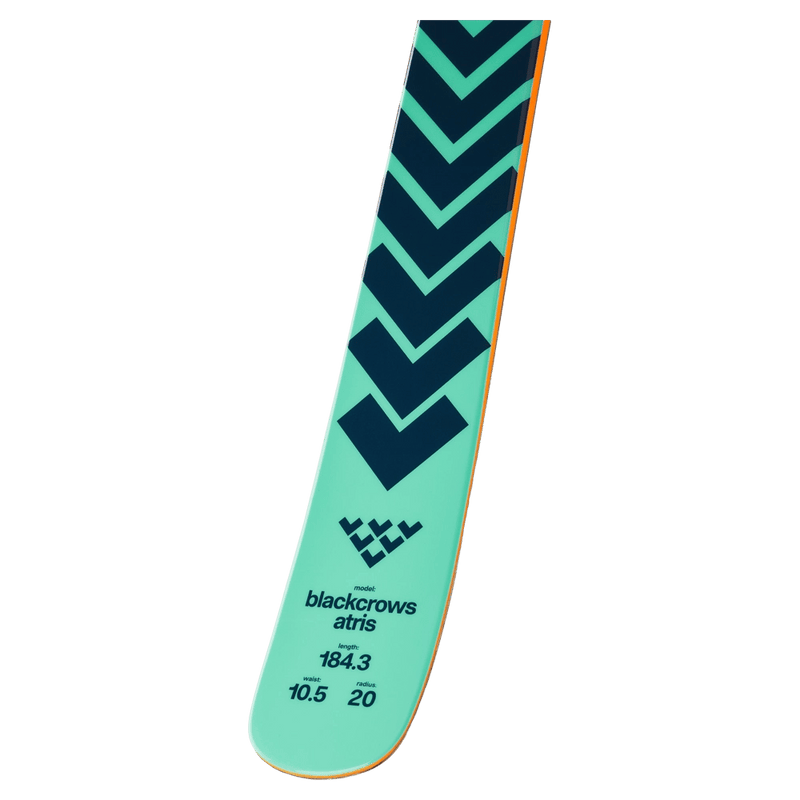 Tail view of the Black Crows Atris Skis, 26/27 unisex's model