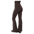 Full Back view of the PE NATION Preview Piping Leggings Coffee Pants, 26/27 Womens's model