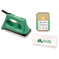 View of the items included in the Wax Kit Green Circle