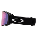 Side view of the Oakley Fall Line XL Goggles in Matte Black, Prizm Iced lens, unisex model