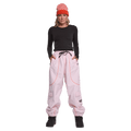 Front view of women wearing the Rojo Nine Oh Ski Pants - Womens in Pink-a-boo.