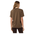 Back view of the PE NATION Fluxx Walnut Tee, 26/27 Womens's model