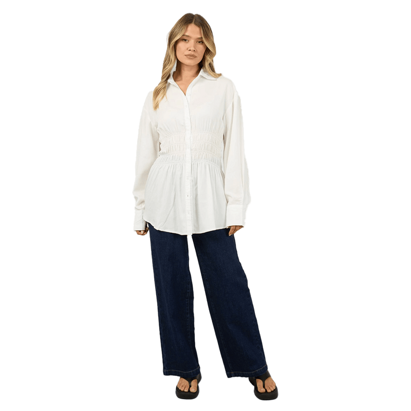 Ruched Shirt - Womens