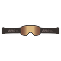 Strap view of the Giro Cruz Goggles in Stacked Sky Blue, Grey Cobalt lens, unisex model