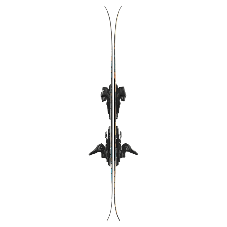 side view of Atomic 2027 Bent Chetler Mini Ski w/ Binding - Kids