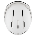 Top view of the Salomon Osmo Pro Sigma Photo Visor Helmet in White colourway, unisex's model