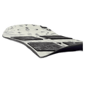 Camber view of the Burton Rewind Zine Snowboard, 26/27 unisex's model