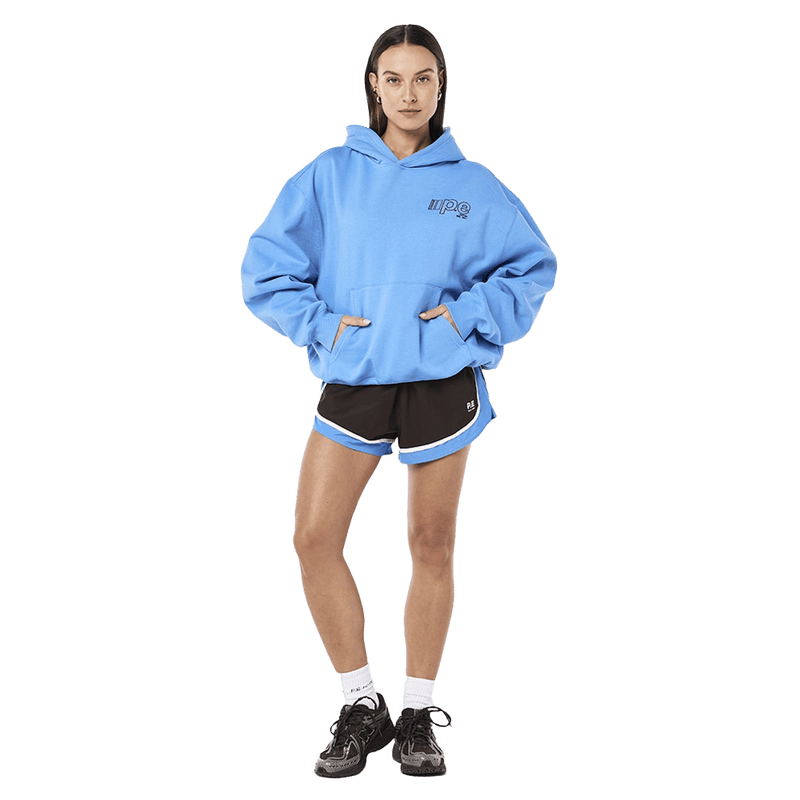 Full view of the PE NATION Glide Hoodie Marina Jumper, 26/27 Womens's model