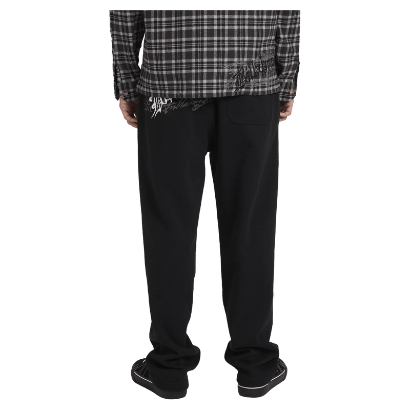 Back view of man wearing the Billabong Immortal Blast Trackpants in Black