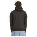 back view of man wearing the Billabong Shoreline Pullover Jumper in Charcoal