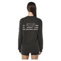 Back view of the PE NATION Glide Longsleeve Top Caviar Tops, 26/27 Womens's model