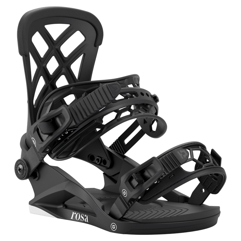 Union Rosa Snowboard Bindings - Womens strap view Black
