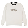 Front view of the Billabong Immortal Core Crew Jumper in Fog