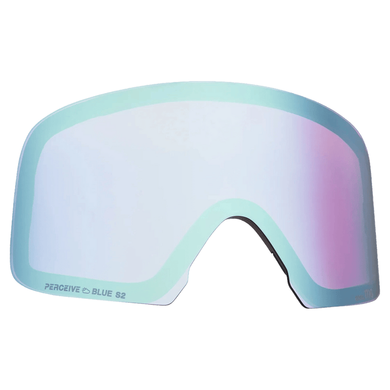 Main view of the Anon M6 Lens in PERCEIVE VRBL BLUE colourway, unisex's model