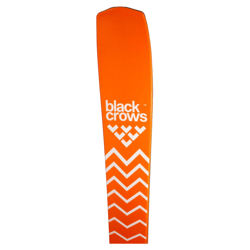 Tip view of the BlackCrows MIRUS COR Skis, 26/27 unisex's model