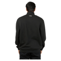 Back view of the St Goliath Overlapped Zip in Black colourway, men's model