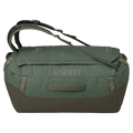 Side view of the OSPREY Transporter Duffel Backpack 65L Pine Leaf Bags, 26/27 Unisex's model