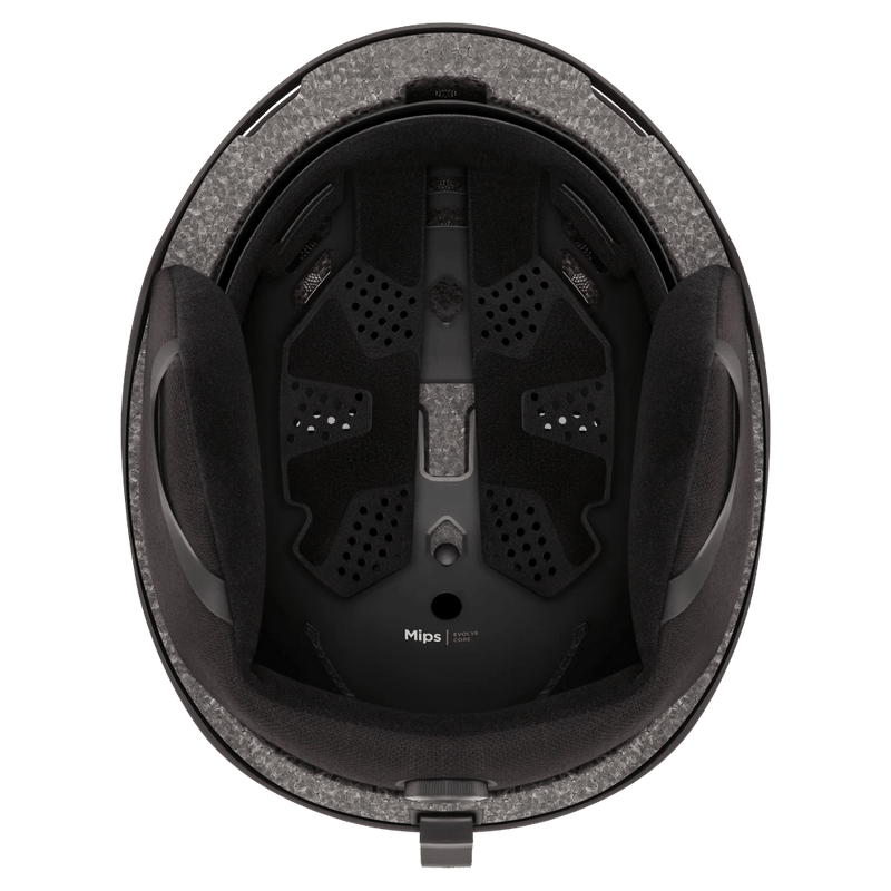 Inside view of the Smith Rodeo Jr. MIPS Helmet in Matte Black colourway, kids's model