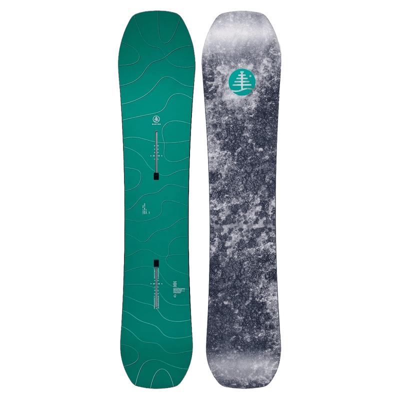 Main view of the Burton Hometown Hero Earth Snowboard, 26/27 unisex's model