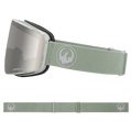 Side view of the Dragon PXV LB Goggle in Reused colourway, unisex's model