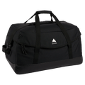 Main view of the Burton Flight Attendant 90L Duffle Bag in True Black colourway, unisex's model