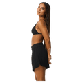 Side view of the Rip Curl Premium Surf Shorts in Black colourway, women's model