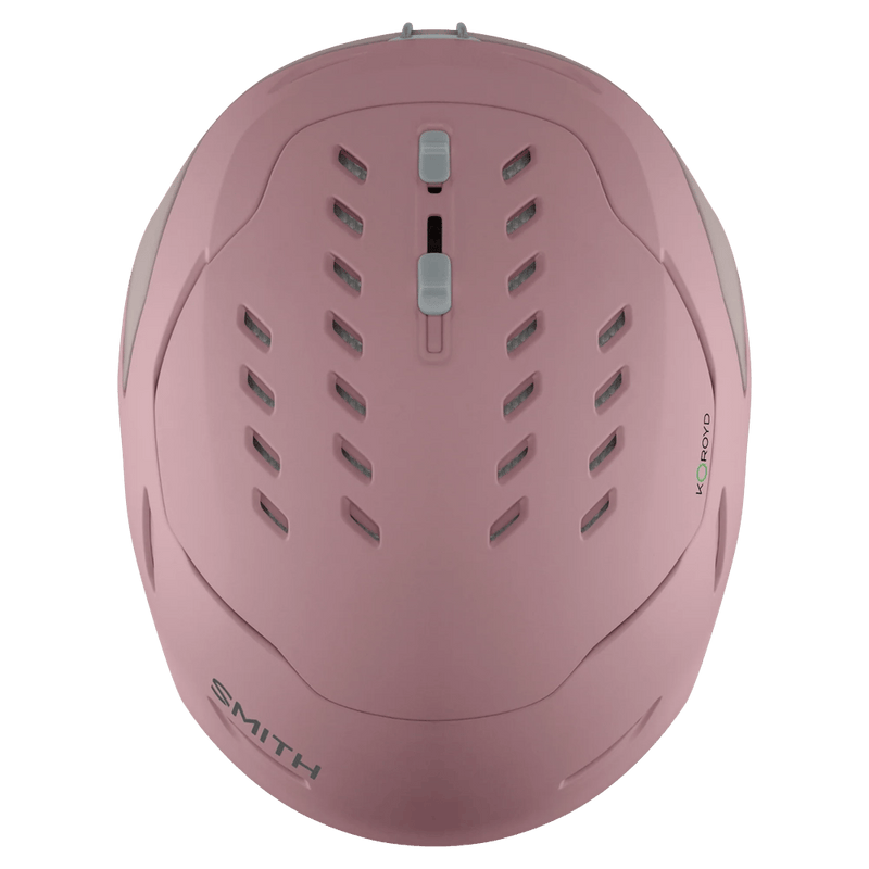 Top view of the Smith Vantage 2 MIPS Helmet in Matte Dusk / Thistle colourway, unisex's model