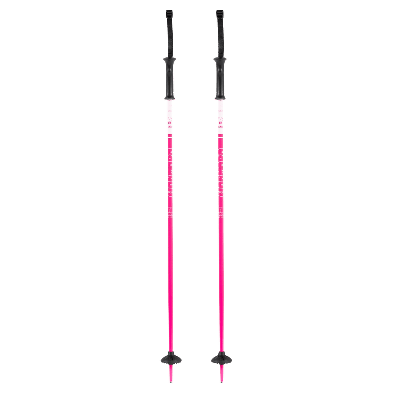 Main view of the Armada Legion Ski Poles in Pink colourway, kids model