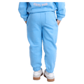 Back view of the Eve Girl Sport Club Track Pant in Blue colourway, toddler's model
