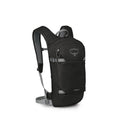 Side view of the OSPREY Glade 12 Black Bags, 26/27 Unisex's model