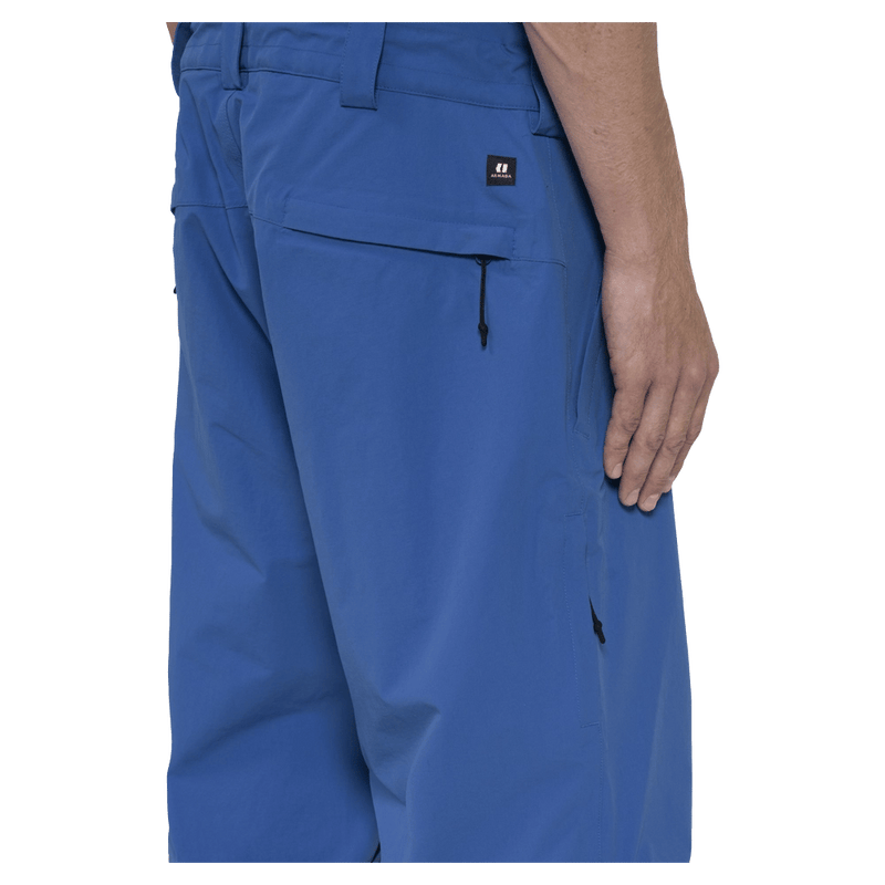 Close view of the Armada Chairman 2L Pants in Black colourway, unisex's model