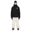 Full-body view of the Armada Chairman 2L Pants in Cream colourway, unisex's model