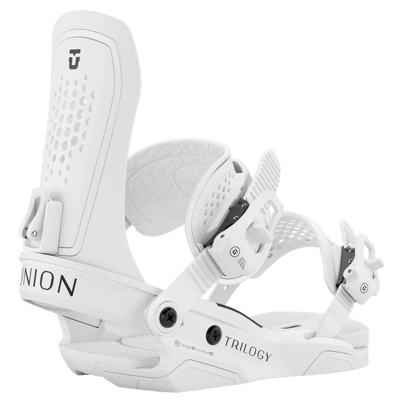 Union Trilogy Snowboard Bindings White