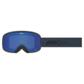 Strap view of the Giro Cruz AF Goggles in Stacked Indigo, Grey Cobalt lens, unisex model